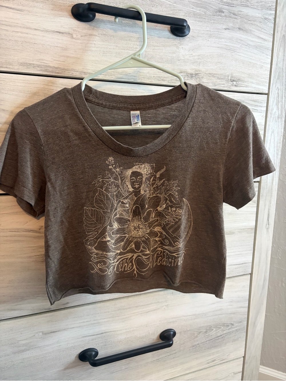 American Apparel be the medicine boxy tee Small